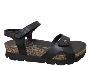 Panama Jack Panama Jack Sulia Basics B2 Negro Black Sandalen Zwart Leer Dames