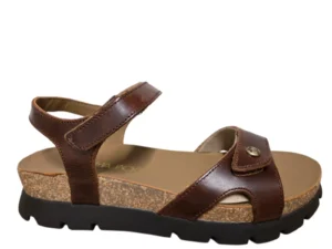 Panama Jack Panama Jack Sulia Clay B1 Cuero Bark Sandalen Bruin Leer Dames