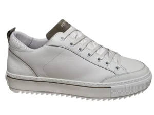 Rehab Rehab Crash 0753 Wht Khki Sneakers Wit Leer Heren