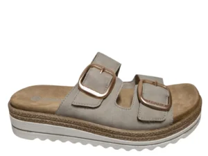 Remonte Remonte D0Q66-62 Slippers Beige Nubuck Dames