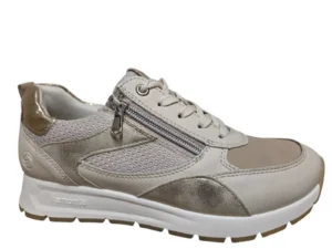 Remonte Remonte D2G11-60 Sneakers Beige Goud Leer Dames