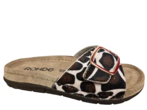 Rohde Rohde 5896 72 Slippers Koeienprint Suede Dames