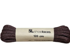 SL SL Bicolore Veters Voor Floris van Bommel Bruin Koper Metallic Uniseks 100cm