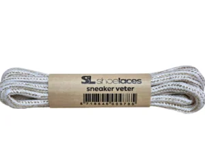 SL SL Bicolore Veters Voor Floris van Bommel Wit Goud Metallic Uniseks 100cm