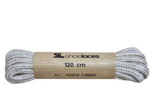 SL SL Bicolore Veters Voor Floris van Bommel Wit Goud Metallic Uniseks 120cm