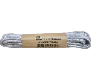 SL SL Bicolore Veters Voor Floris van Bommel Wit Zilver Metallic Uniseks 100cm