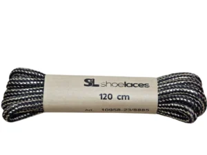 SL SL Bicolore Veters Voor Floris van Bommel Zwart Goud Metallic Uniseks 120cm