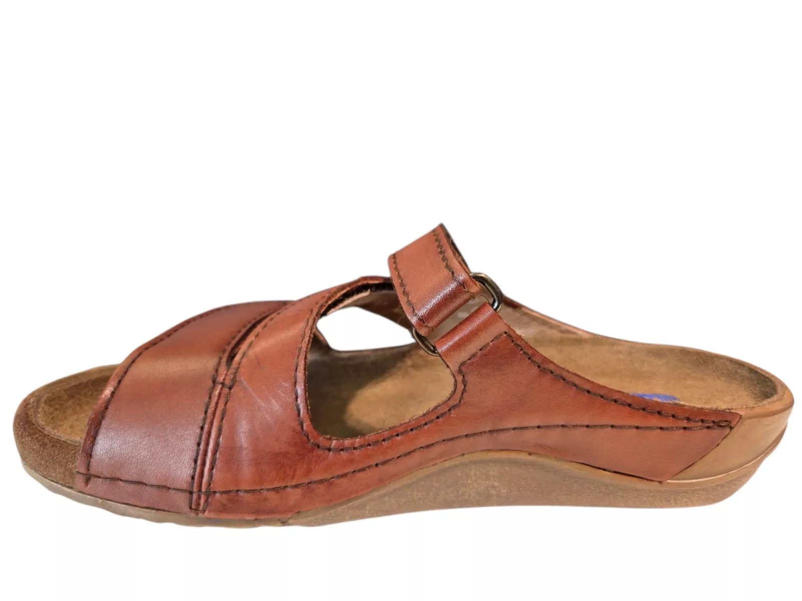 Wolky Wolky 0053650 430 Jasper Slippers Cognac Leer Dames