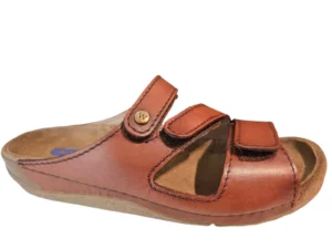Wolky Wolky 0053650 430 Jasper Slippers Cognac Leer Dames