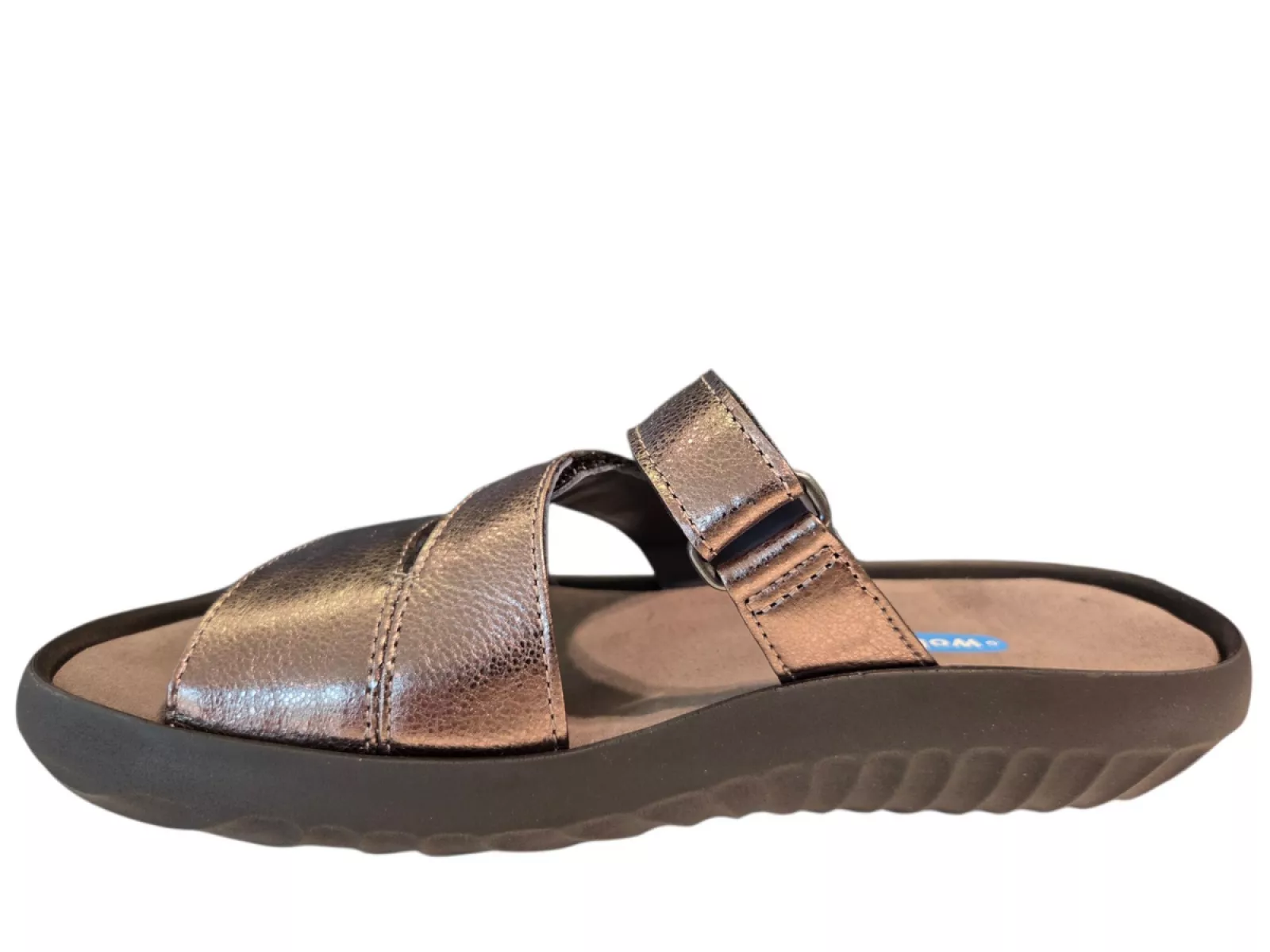 Wolky Wolky 0088523 203 Sense Slippers Brons Leer Dames