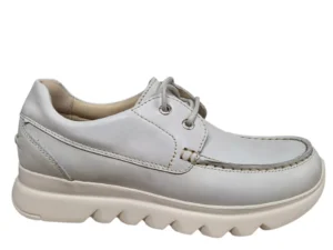 Wolky Wolky 0212836 121 Boaker Veterschoenen Wit Leer Dames