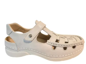 Wolky Wolky 0720436 120 Rolling Sun Bandschoenen Wit Leer Dames