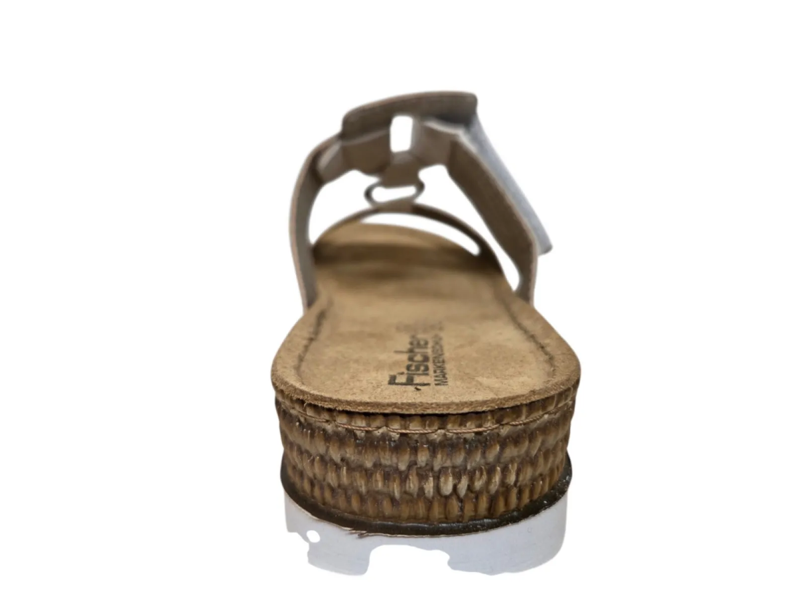 Fischer Fischer 556205 804 Slippers Zilver met Print Leer Dames
