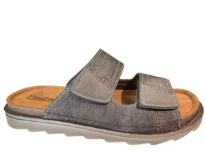 Fischer Fischer 566662 205 Slippers Grijs Leer Heren