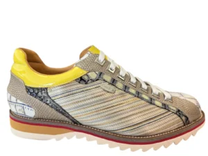 Laura Vita Laura Vita Achille 12 Sneakers Beige/Geel Leer Heren
