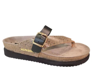 Mephisto Mephisto Helen Mix Helios Black Teenslippers Zwart Goud Leer Dames