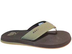 Reef Reef The Layback black olive Teenslippers Zwart/Olijf Synthetisch Heren