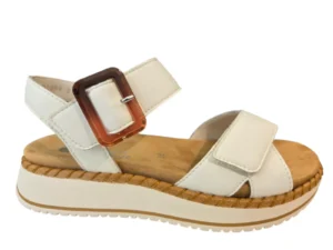 Remonte Remonte D3J52-80 Sandalen Wit Leer Dames