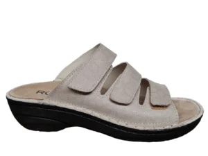 Rohde Rohde 5772 12 Slippers Grijs Leer Dames
