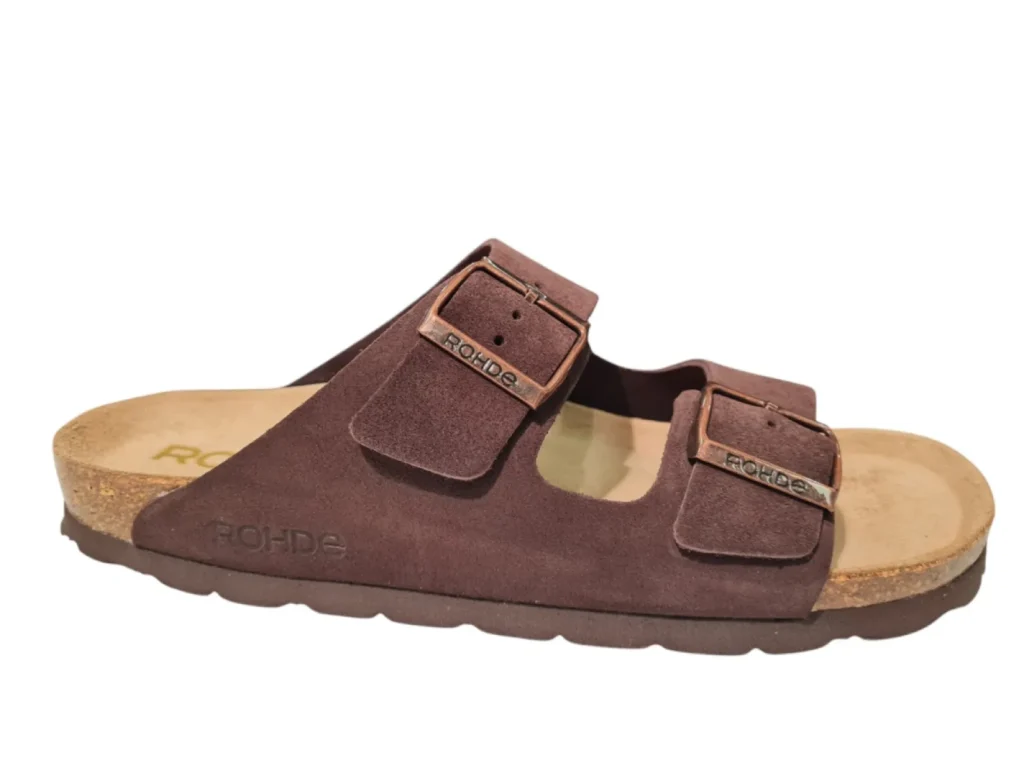 Rohde Rohde 5922 72 Slippers Bruin Leer Heren