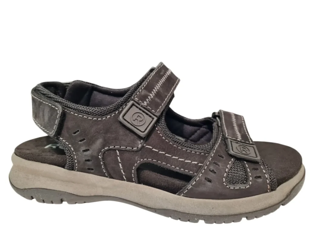 Rohde Rohde 6026 90 Sandalen Zwart Nubuck Heren