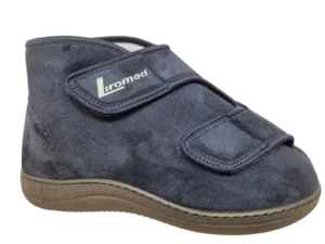 Liromed Liromed Almere Marine 477-20Z5 Medische Pantoffels Velous Zwart Uniseks Zorgvergoeding Mogelijk