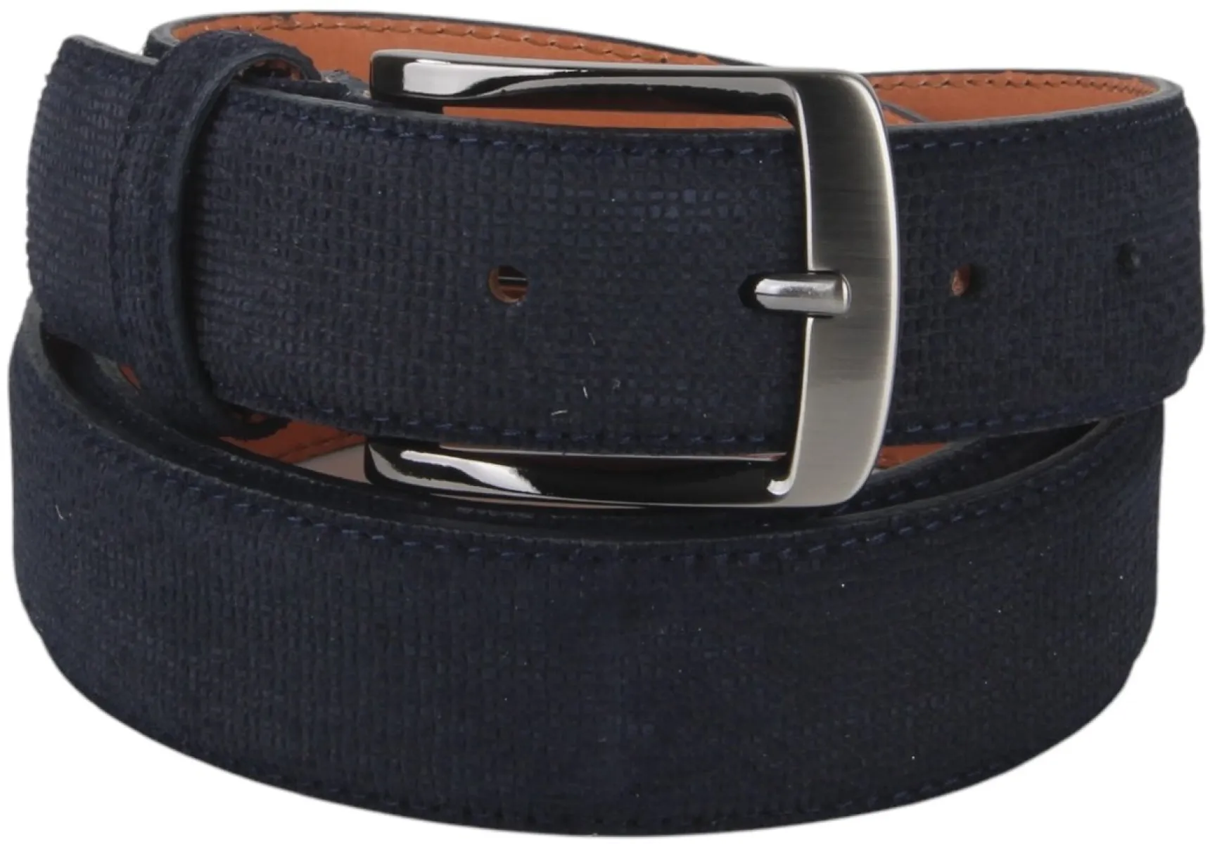 Rehab Rehab Belt Suede Wall 8100 Dark Blue Broekriem Donker Blauw Suede Heren