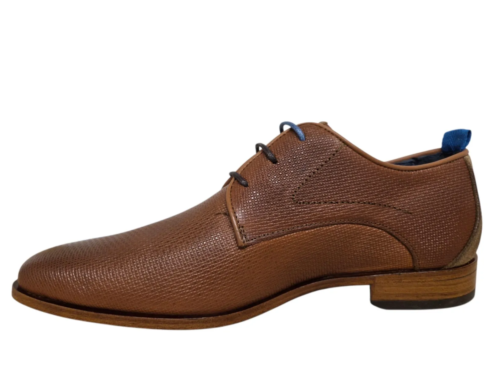 Rehab Rehab Greg Wall 02 4100 Cognac Nette Veterschoenen Cognac Leer Heren