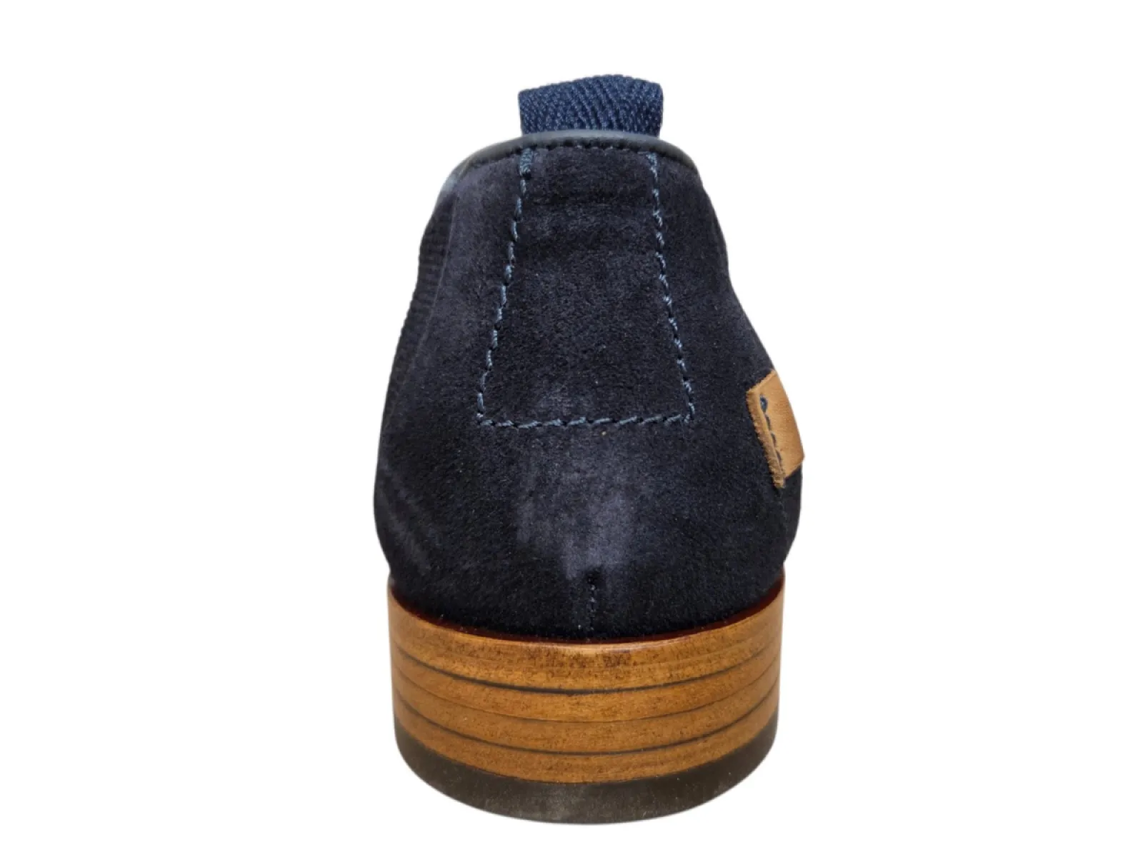 Rehab Rehab Greg Wall Suede 8100 Nette Veterschoenen Donker Blauw Suede Heren