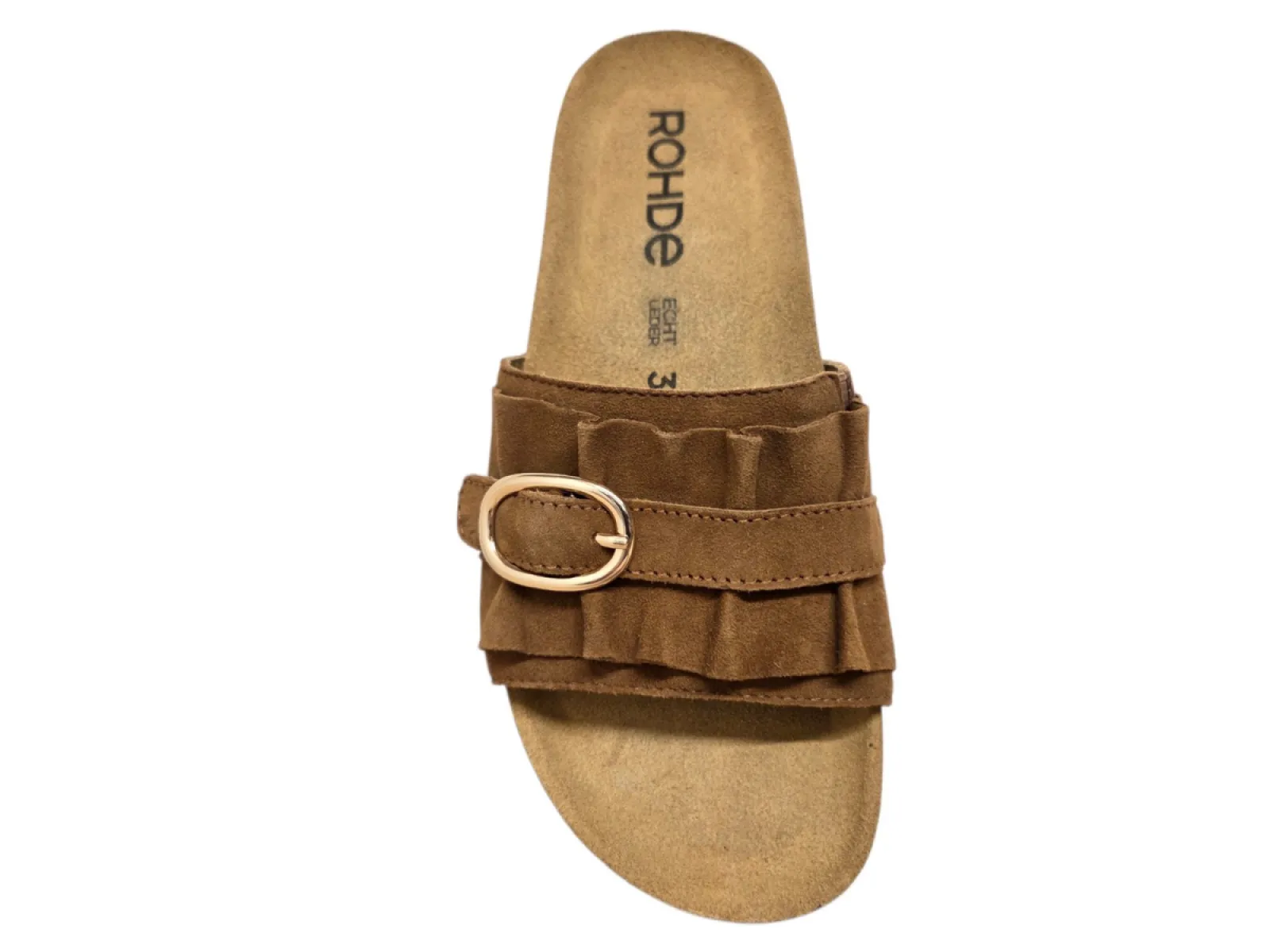 Rohde Rohde 1763 76 Slippers Slides Bruin Suede Dames