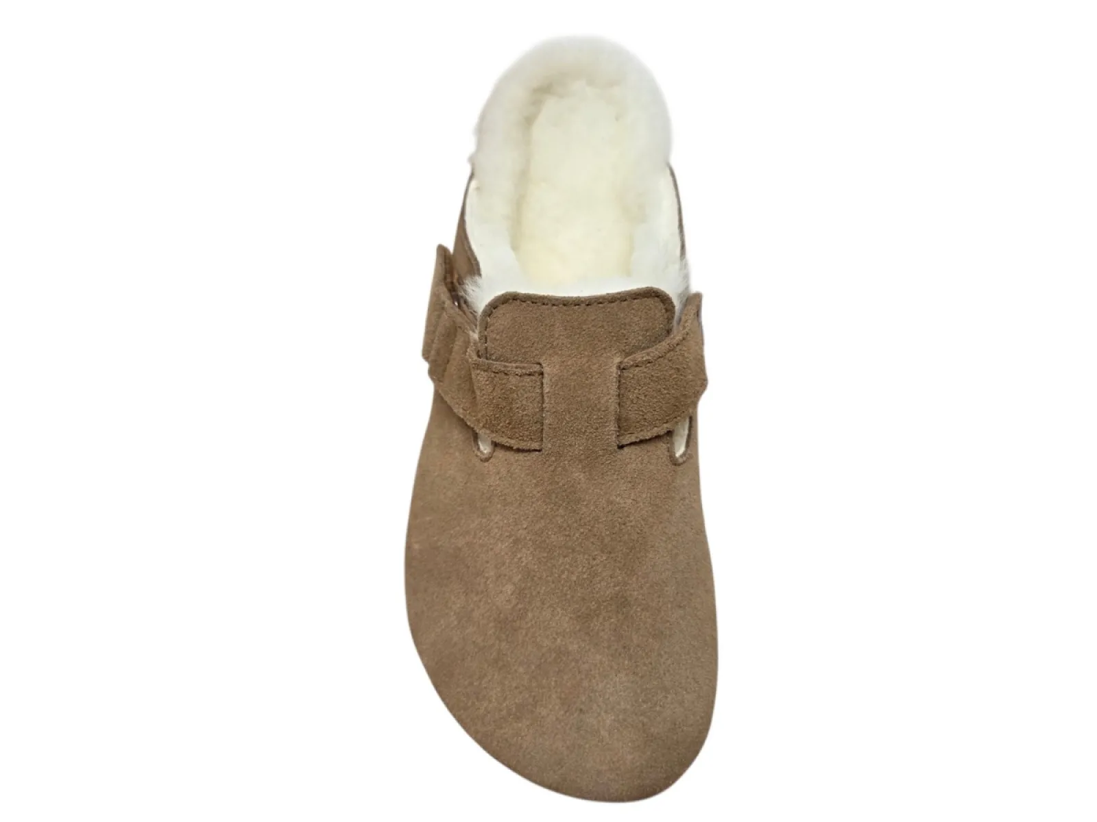 van Buren van Buren Clog Mika Zand Pantoffels Suede Beige Uniseks