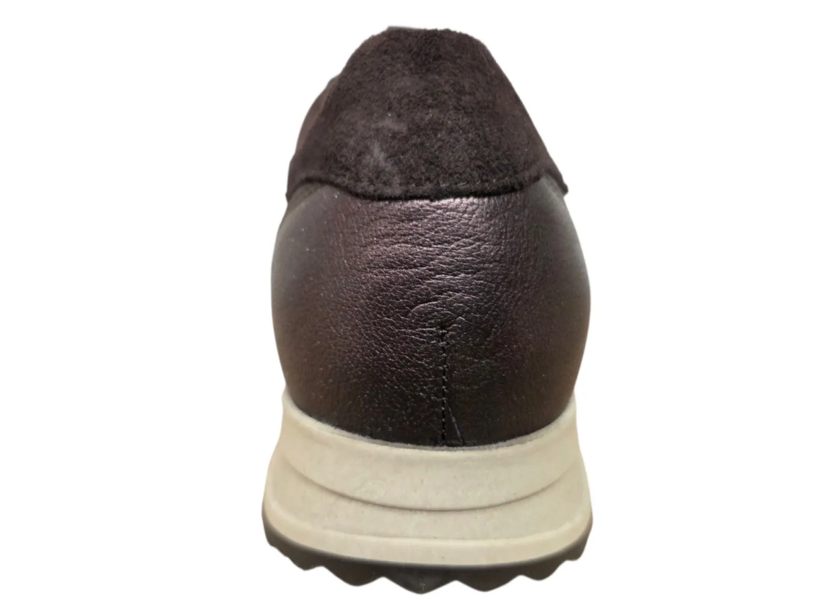 Waldlaufer Waldlaufer 752004 411 192 Vicky Sneakers Bruin Leer en Suede Dames