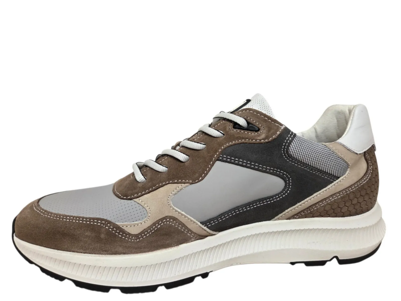Australian Australian Cadiz KL1 Grey Sneakers Grijs taupe Leet Suede Heren