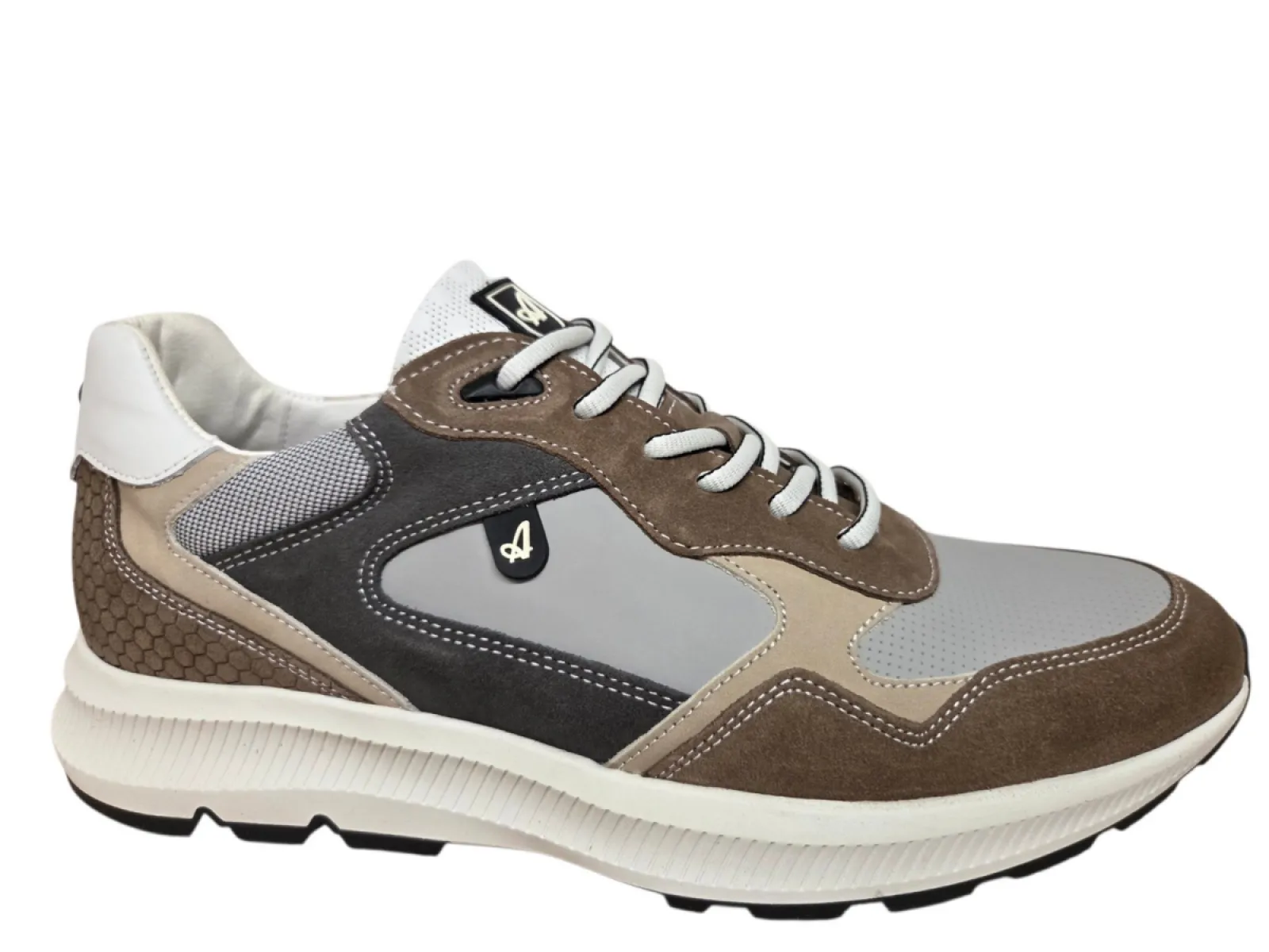 Australian Australian Cadiz KL1 Grey Sneakers Grijs taupe Leet Suede Heren