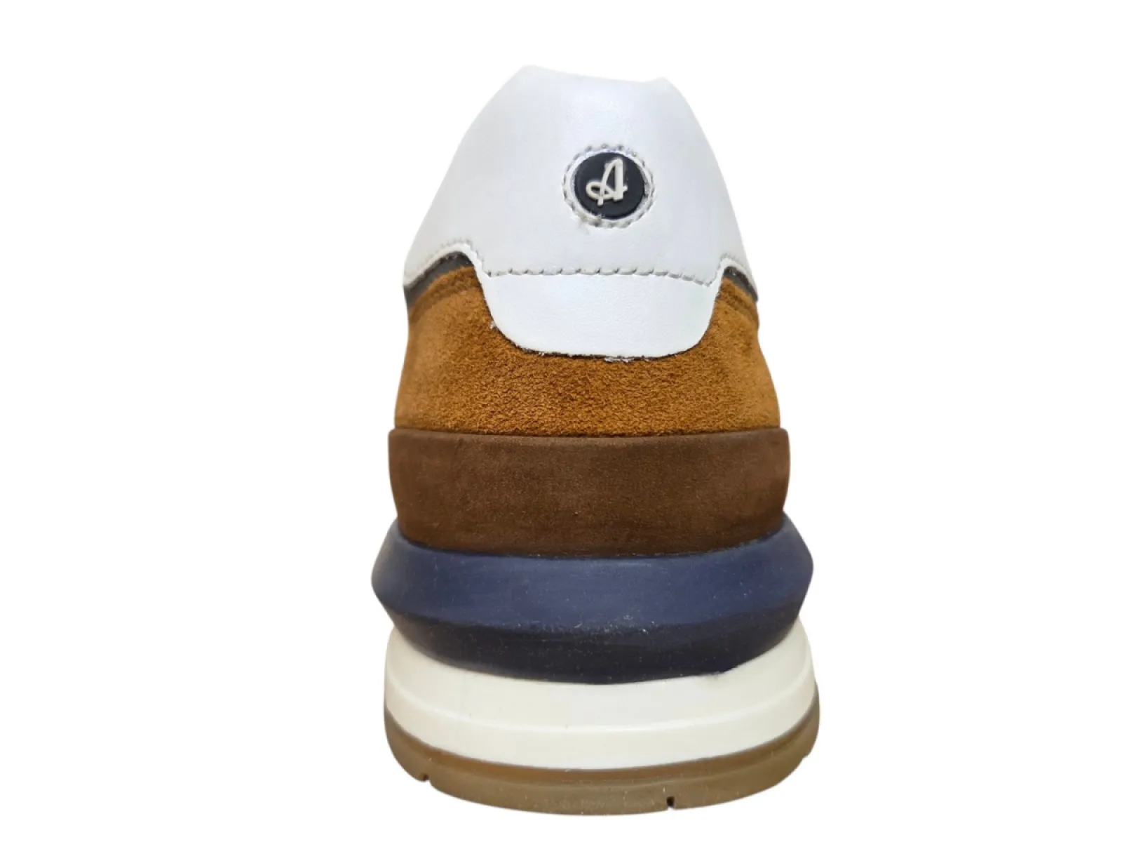 Australian Australian Novecento K10 grey cognac white Sneakers Grijs Nubuck Heren