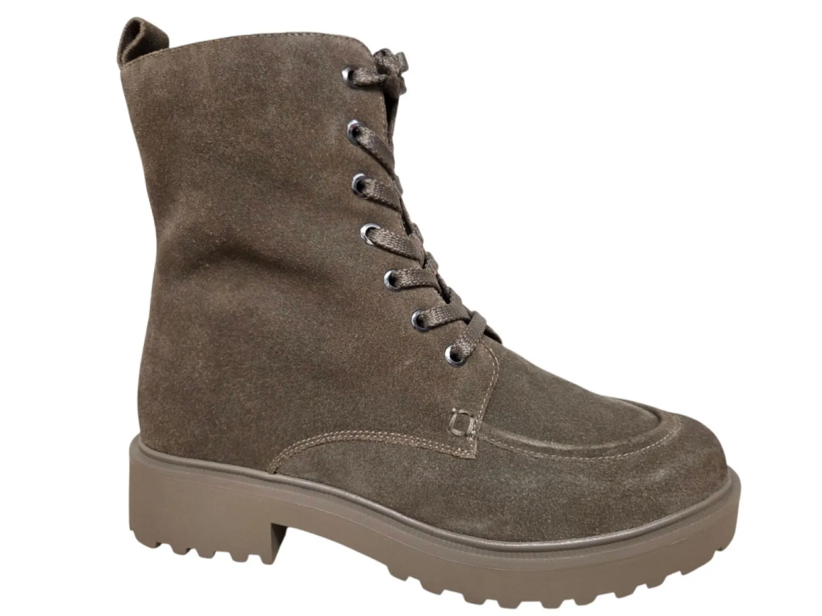 Caprice Caprice 9-9-25214-47 367 DK Taupe Veterboots Donker Taupe Suede Dames