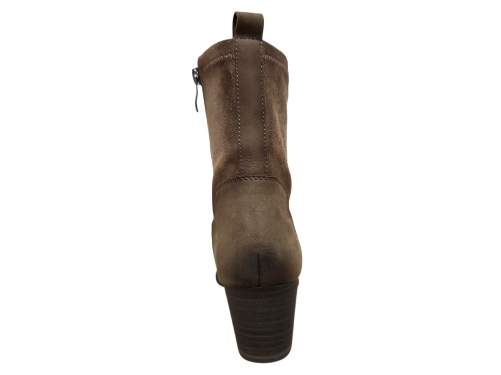 Caprice Caprice 9-9-25302-47 39 G DK Taupe Enkellaarzen Donker Taupe Suede Dames