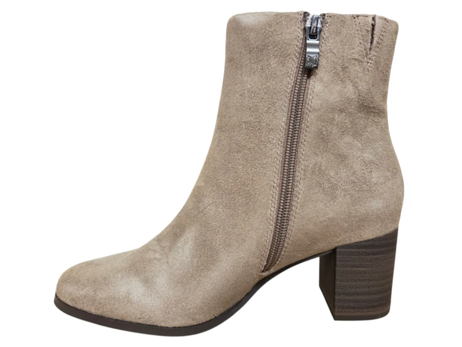 Caprice Caprice 9-9-25313-47 343 Taupe Enkellaarzen Taupe Suede Dames
