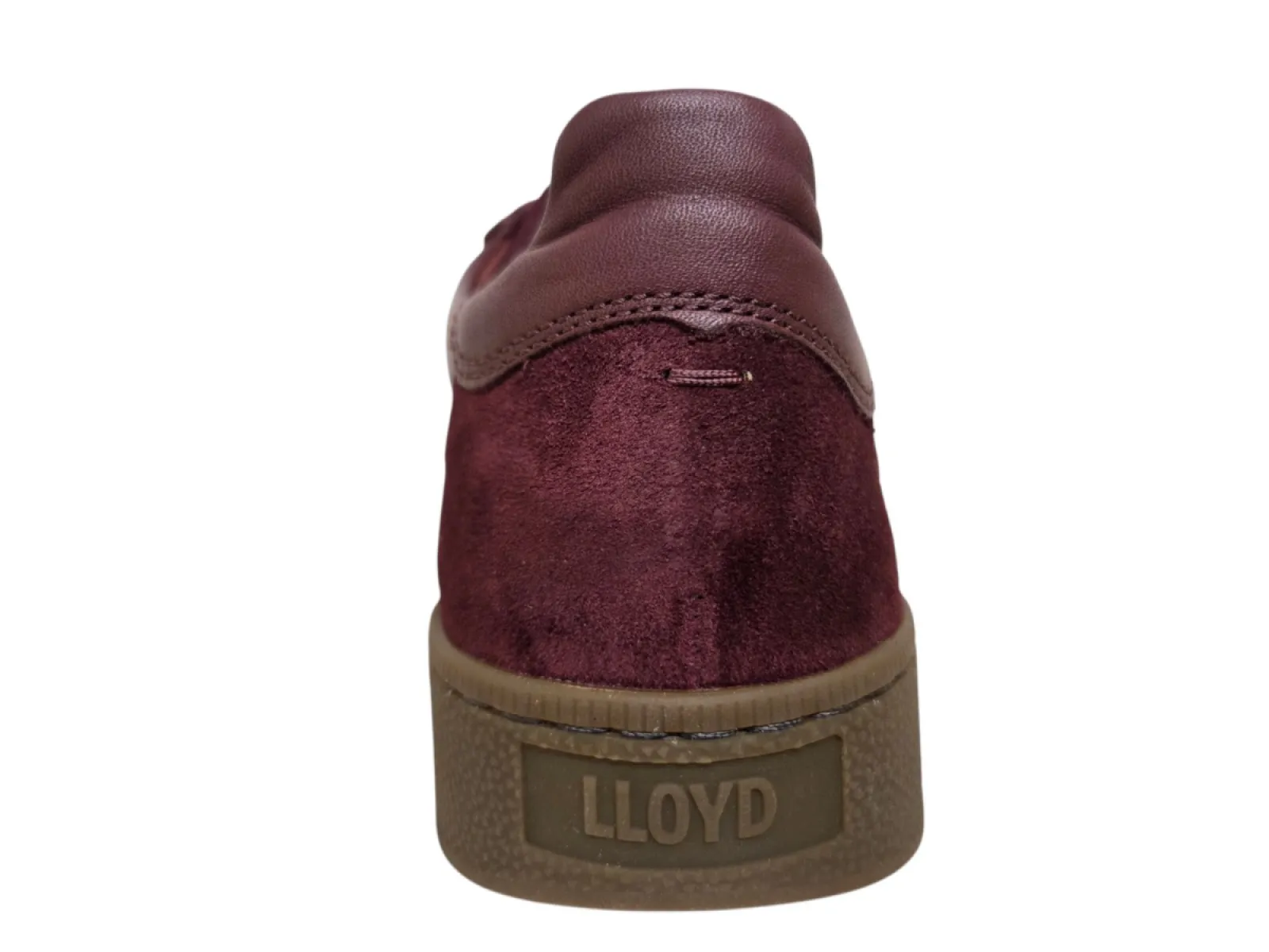 LLoyd LLoyd Brava Dark Cherry Cigar Sneakers Aubergine Leer en Suede Dames