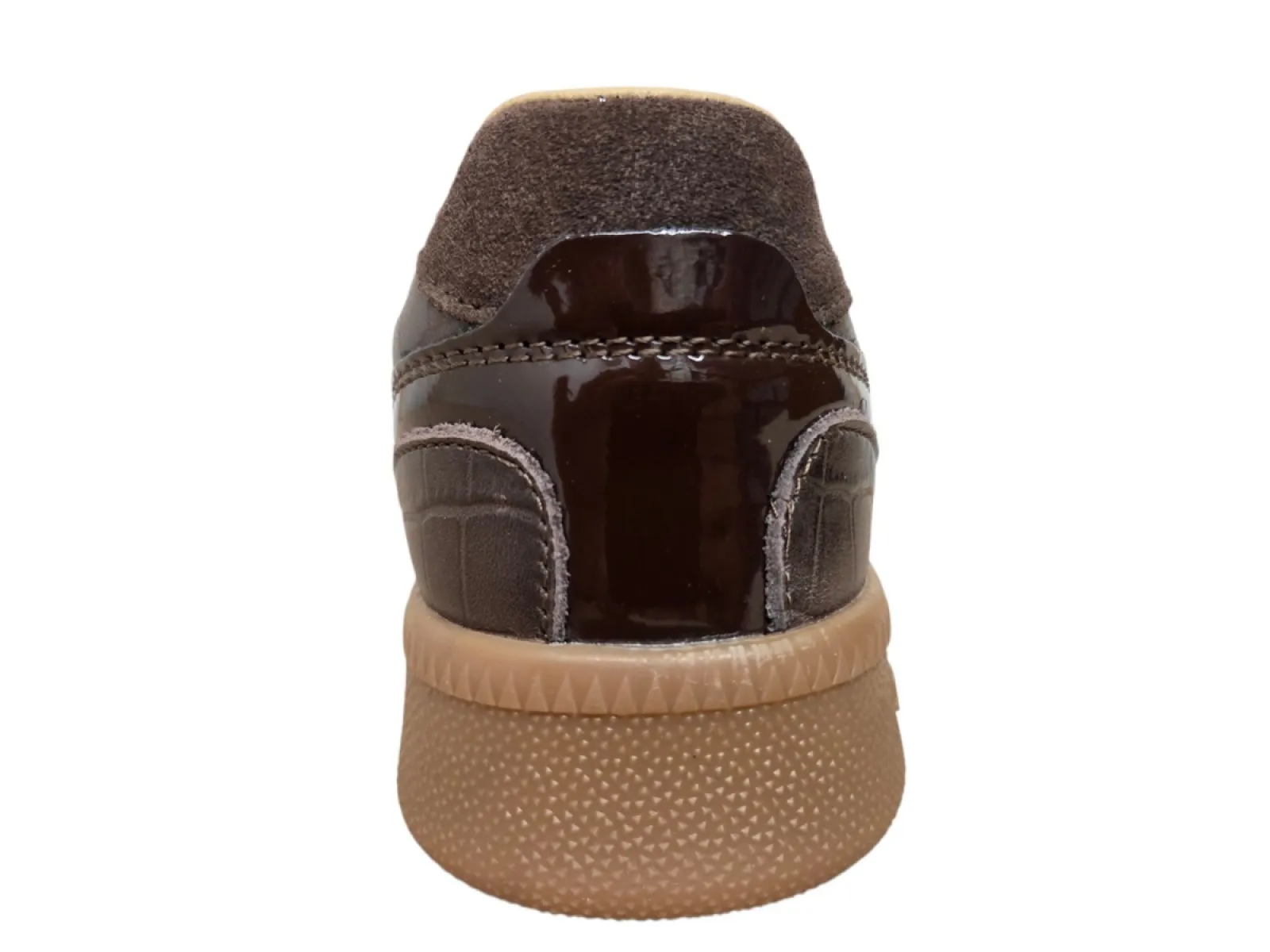 Maruti Maruti Yale Leather Croco Brown D66 Sneakesr Bruin Leer Crocoprint Dames