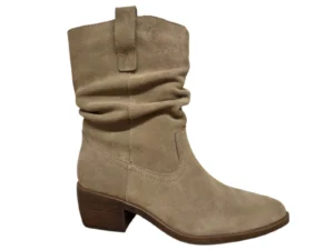 Monshoe Shoecolate 8.16.12.642.03 Beige Enkelaarzen Beige Suede Dames