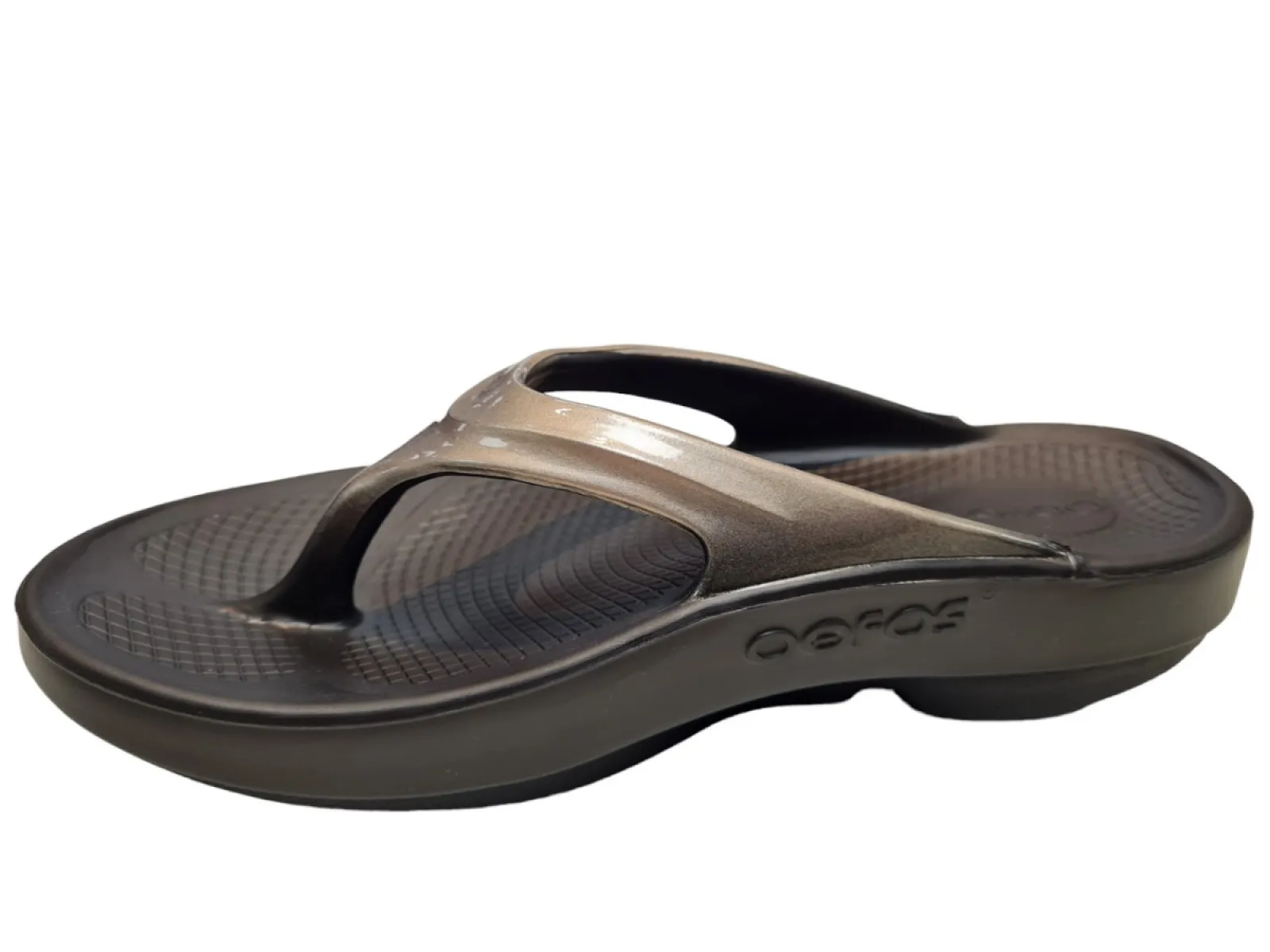 OOFOS OOFOS OOlala Latte Dames Teenslippers Hielspoor Verlichting Sportslipper Extra Demping