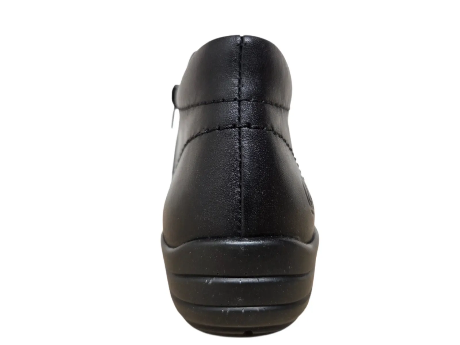 Remonte Remonte R7674-02 Enkellaarsjes Zwart met Rood Leer Dames