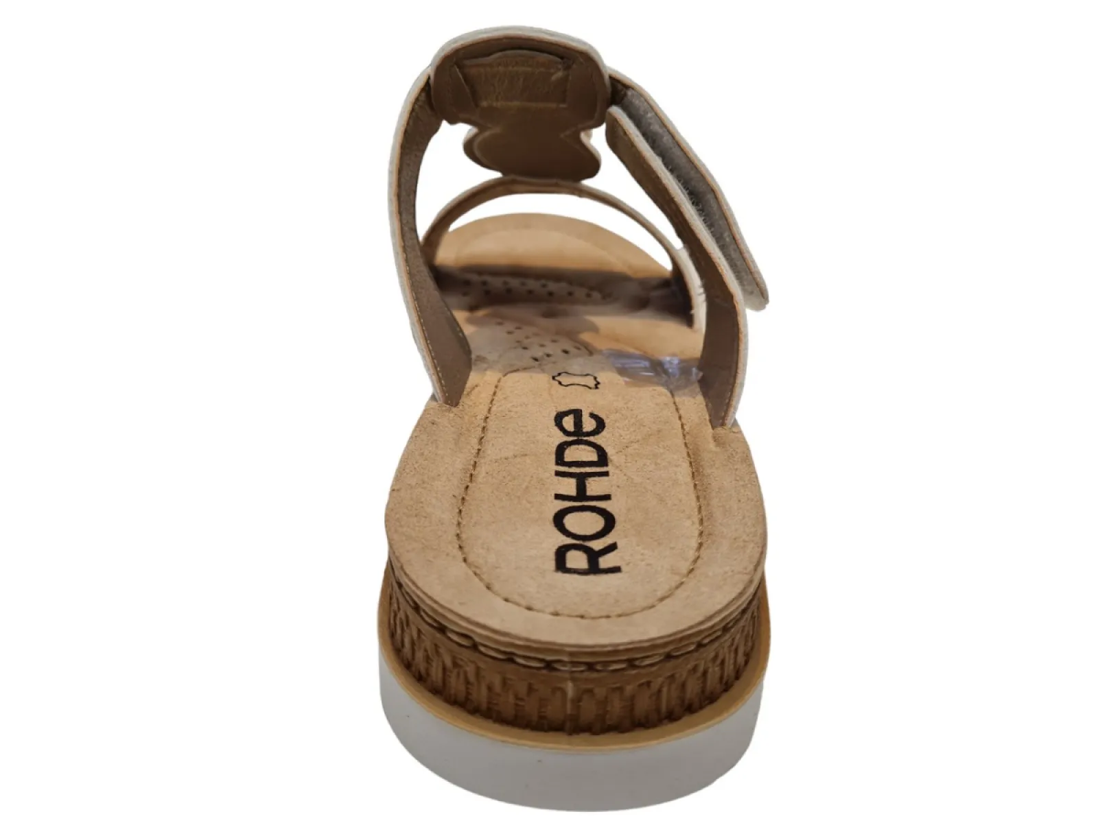 Rohde Rohde 1305 01 Slippers Wit Leer Dames