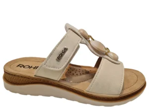 Rohde Rohde 1305 01 Slippers Wit Leer Dames