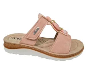 Rohde Rohde 1305 44 Slippers Roze Nubuck Dames