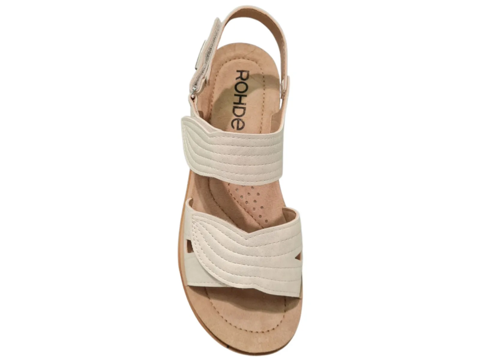 Rohde Rohde 1309 01 Sandalen Wit Leer Dames