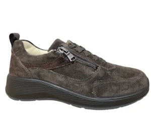 Waldlaufer Waldlaufer 698008 402 166 Sneakers Bruin Suede Dames Breedtemaat K