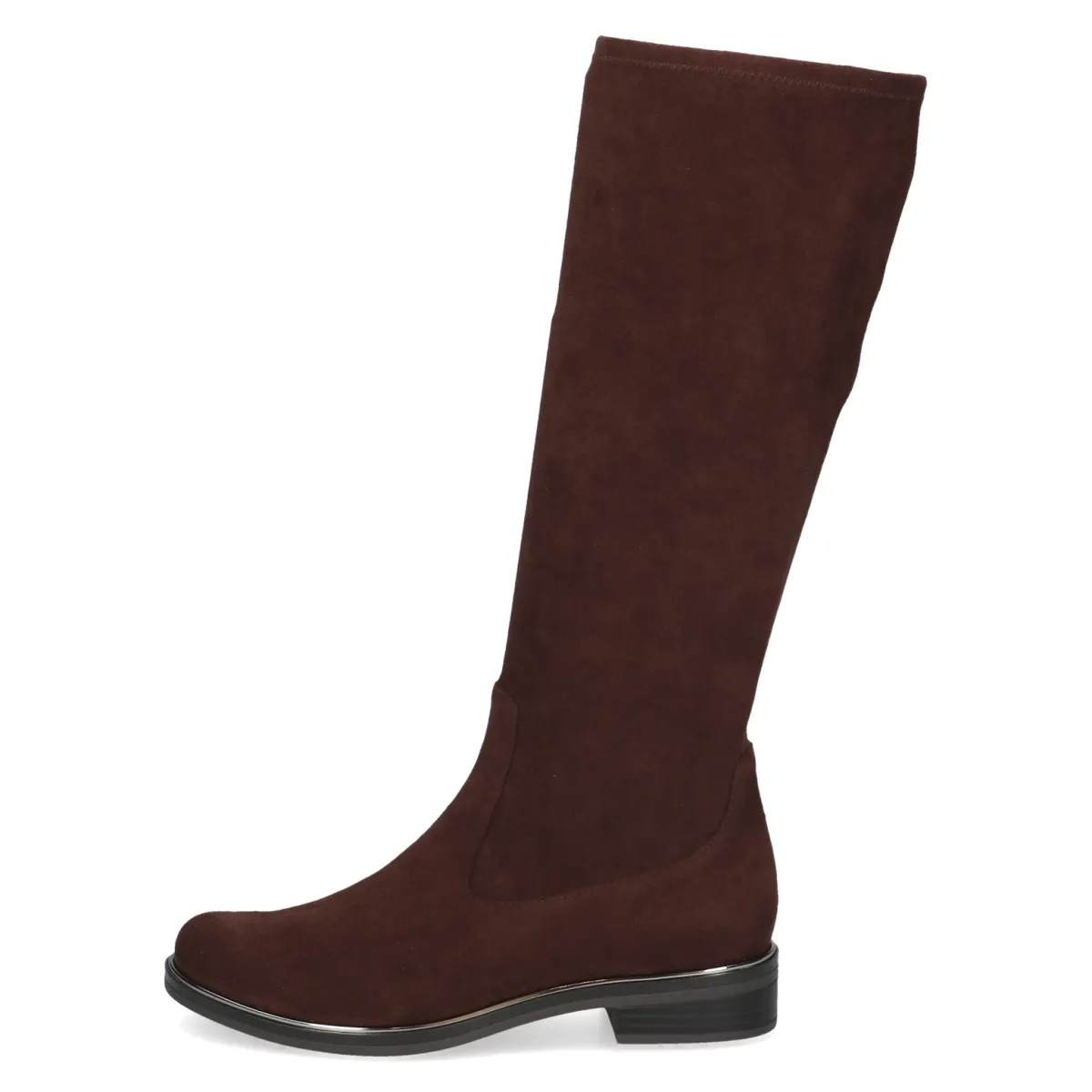 Caprice Caprice 9-9-25512-41 302 Lange Laarzen Donker Bruin Stretch Dames