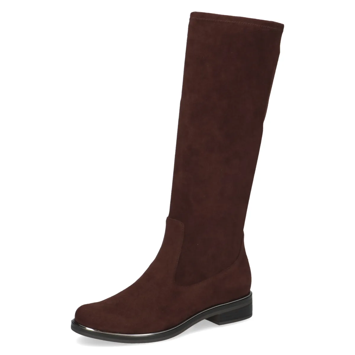 Caprice Caprice 9-9-25512-41 302 Lange Laarzen Donker Bruin Stretch Dames